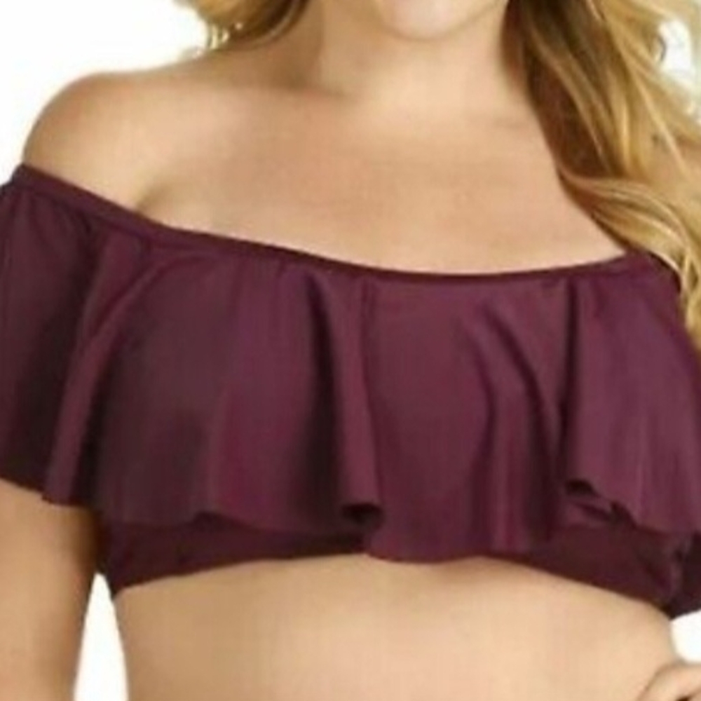 Bleu rod beattie woman's Bikini Top new size 14 strapless Off The shoulder